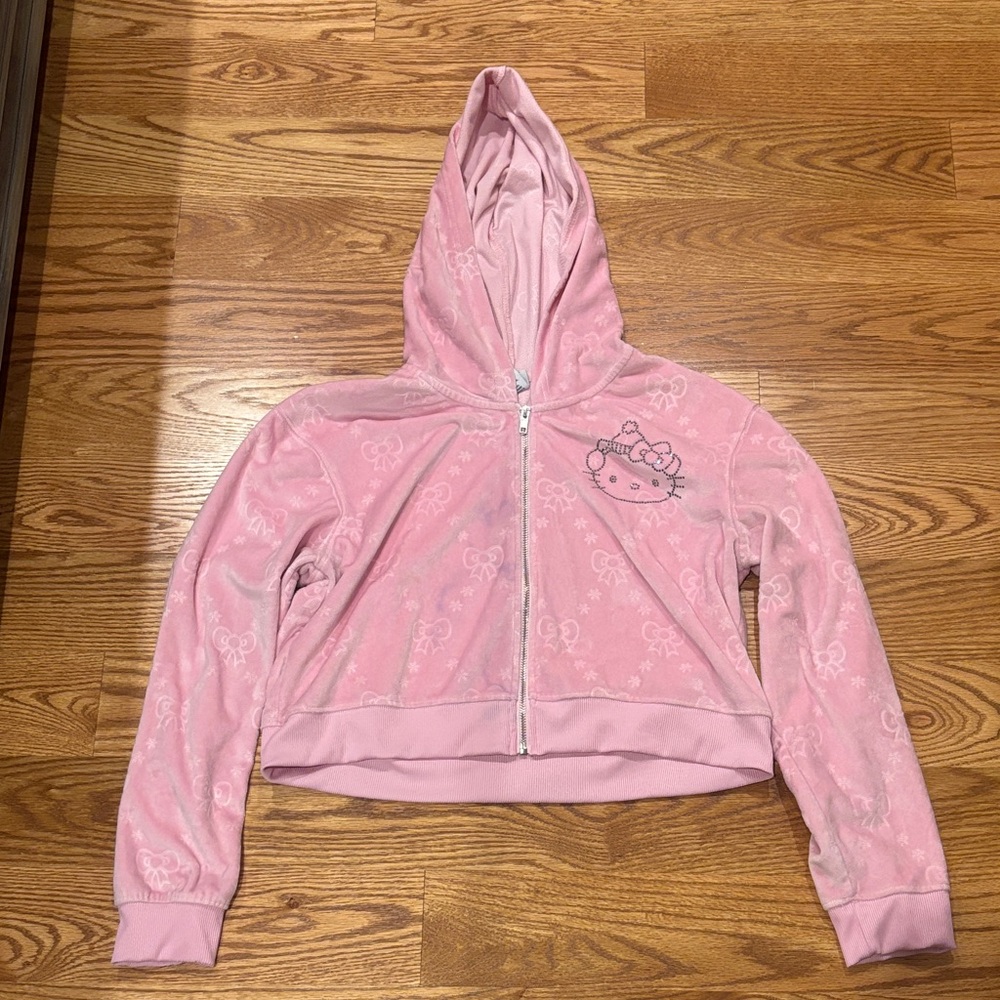 Hello Kitty Light Pink Hoodie Jacket